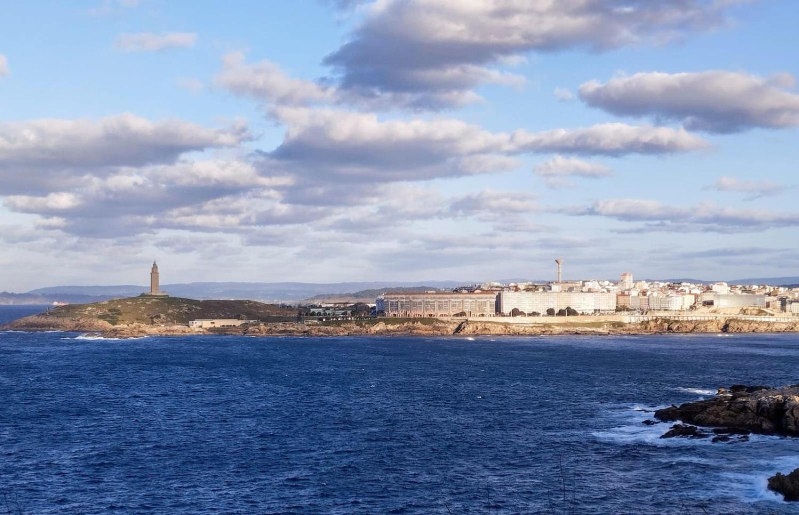 Piso Vacacional Acogedor Apartment A Coruna Bagian luar foto